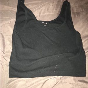 cute black crop top